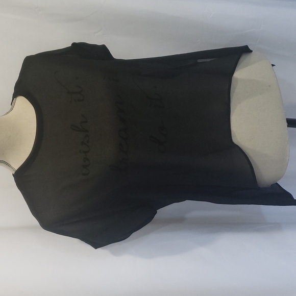 3/$30 ZARA High Low Drop Shoulder Sheer Top Blouse - Picture 1 of 5